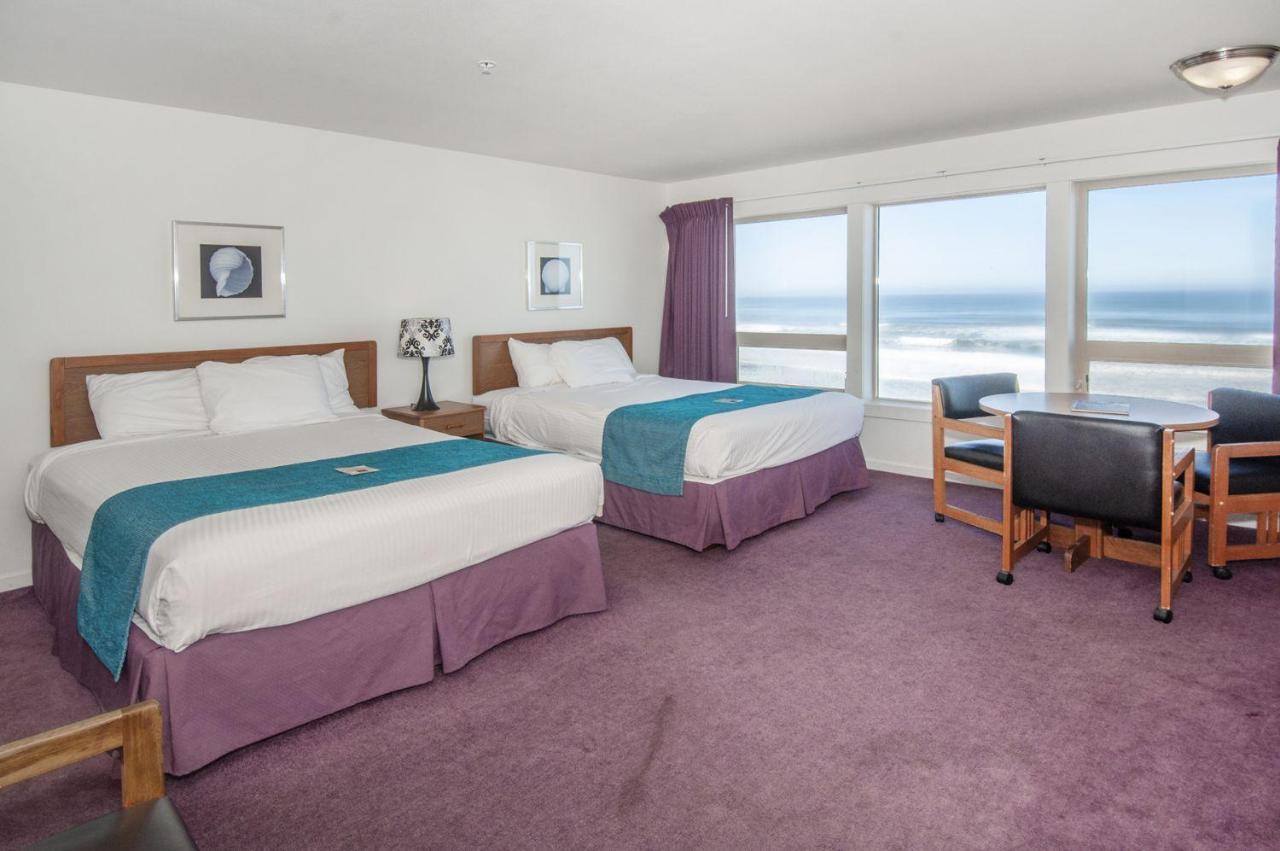 Seahorse Oceanfront Lodging Lincoln City Dış mekan fotoğraf