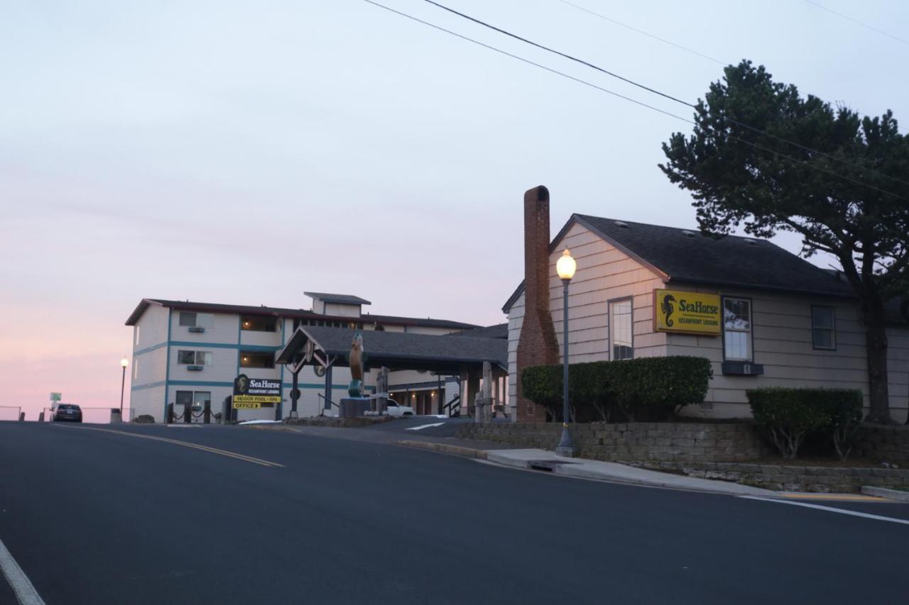 Seahorse Oceanfront Lodging Lincoln City Dış mekan fotoğraf